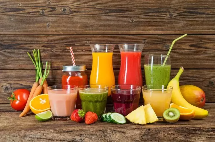 фруктові та овочеві соки для питної дієти