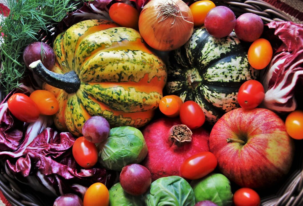 У раціоні людей з другою групою крові мають переважати овочі та фрукти